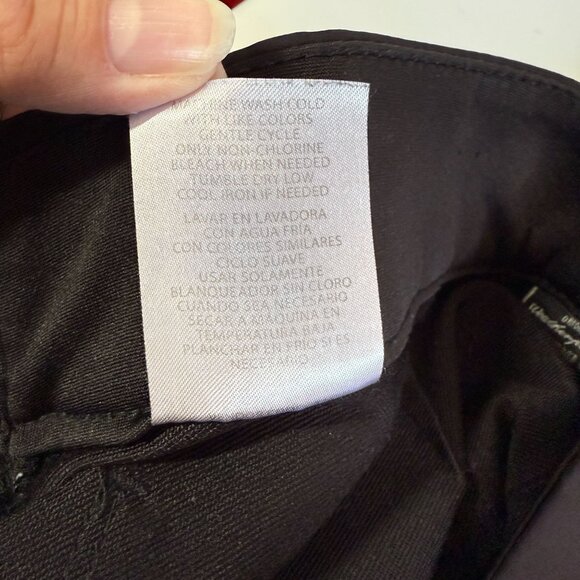 Weatherproof Vintage Womens Stretch Flex Slim Pant Sz Small Black Versitile - Picture 14 of 14